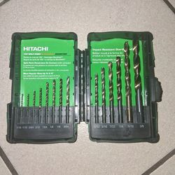New Hitachi Metal Drill Bits Firm Price $25