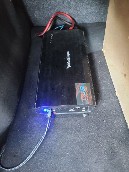 Subwoofer DS18 ZXI 12-inch And Amplifier Rockford Fosgate R500-1 