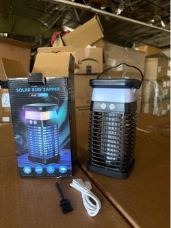Solar bug zapper