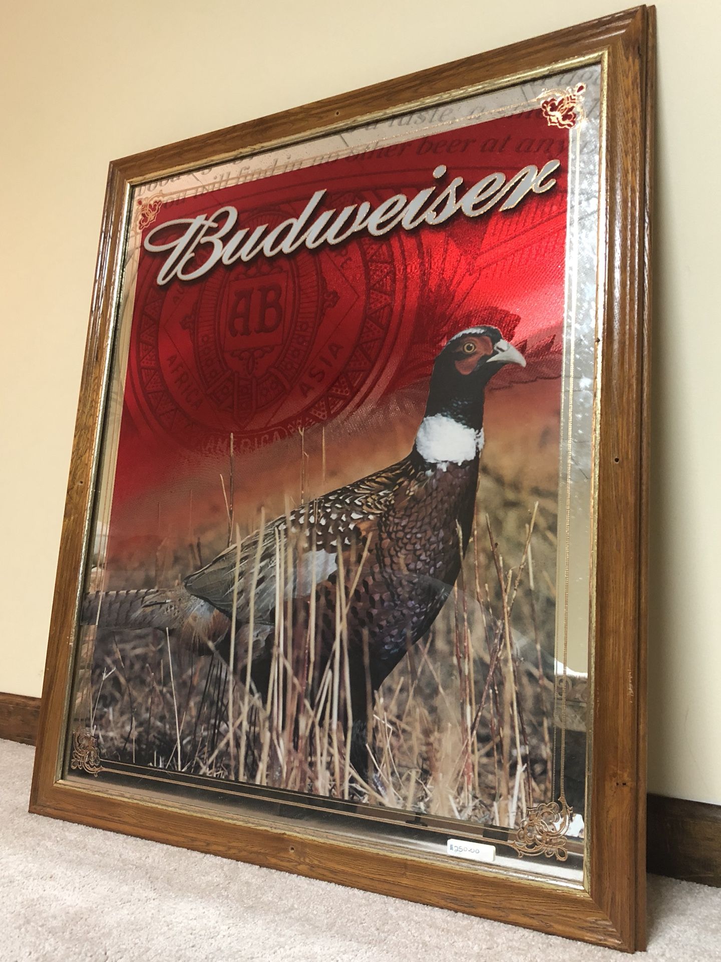 Budweiser Pheasant: Wildlife Series Mirror