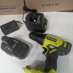 Ryobi 18 Volt Drill And Battery