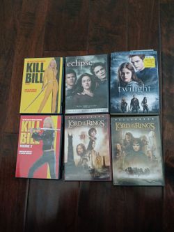 Kill bill twilight lord of the rings movies