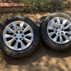 2020  Chevy Silverado 1500 Custom rims and tires for sale