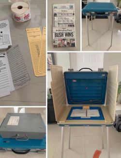 2000 Voting Booth, Hanging chad, Transfer Case