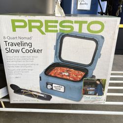 New Presto Traveling Slow Cooker 