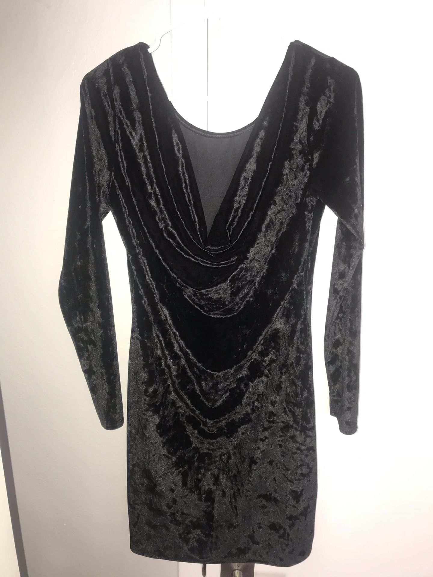 Velvet Black Dress
