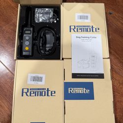 Remote dog training collar