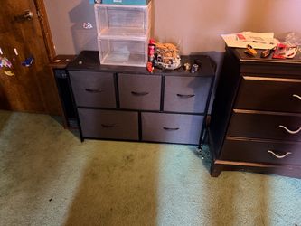 5-Drawer Fabric Dresser Storage Organizer