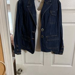 Denim Jacket Size (L) And (M) $8 Each 