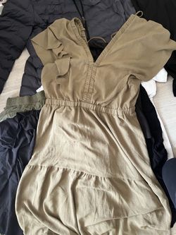 Long Olive dress