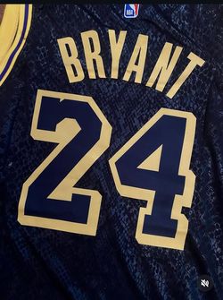 Kobe Bryant #24 NBA Lakers Snakeskin Jersey " yes it's still available " message me for your size