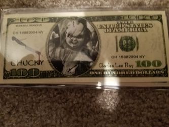 Chucky $100 Bill