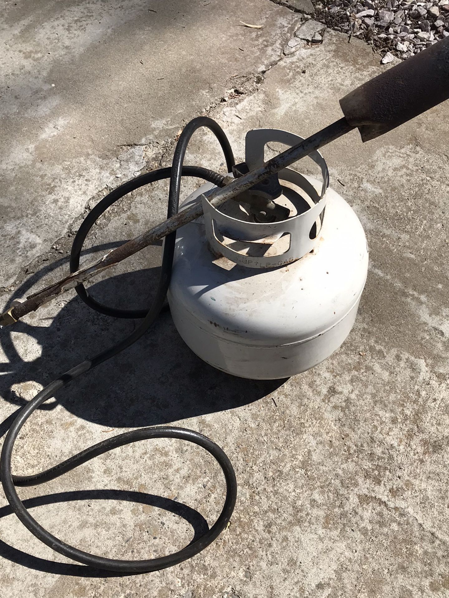 Small Propane Tank With Torch