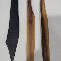 3 Vtg Letter Opener Handcarved Wooden Size 11.75"(2) & 9.5"(1)