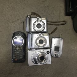 Old Phones And Camera