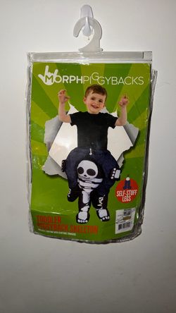 Morph Piggybacks Toddler Skeleton Halloween Costume