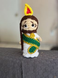 Handmade Crochet Saint Jude Amigurumi Doll