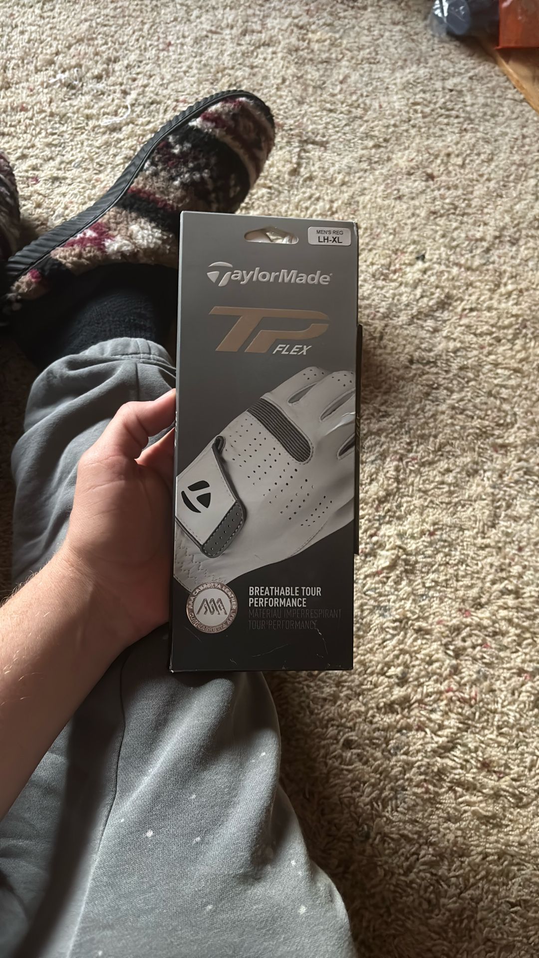 Brand New, Still In Plastic Flex Golf Glove By Taylor made