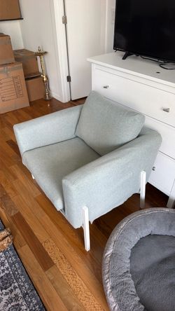 Grey Accent Chair