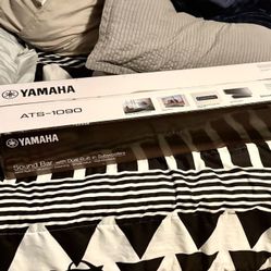 Yamaha ATS-1090 Soundbar System (New Open Box) – Dolby Audio | Wireless Sub Ready | 160W Bass | HDMI ARC | Clear Voice Pro | Bluetooth | 4K HDR