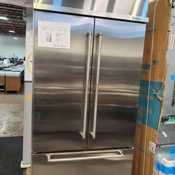 24.2 Cu. Ft. 42" Width Built-In Stainless French Door Refrigerator For $7100