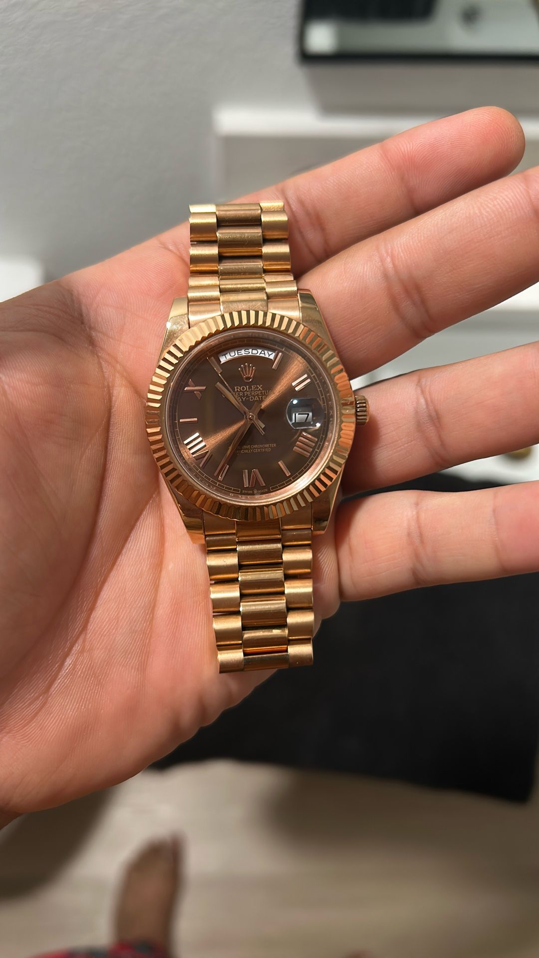 Rolex Day Date (chocolate Face) (Best Offer Takes It)