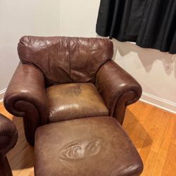 Leather Couch And Love Seat