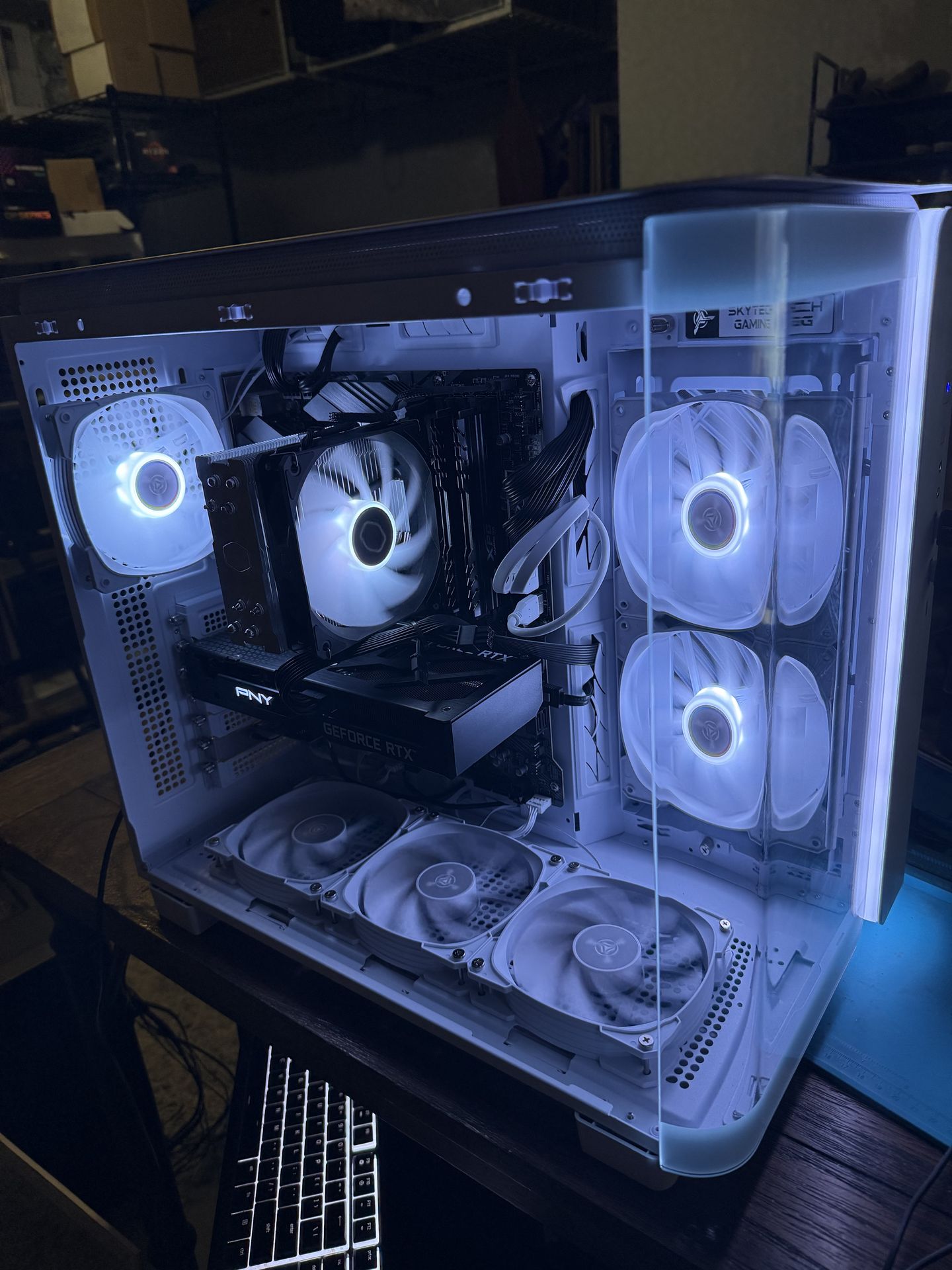 Icy White Custom Gaming/Streaming PC!