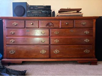 Solid wood 7 drawer dresser