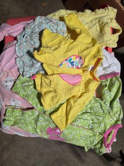 Free used newborn girl clothes