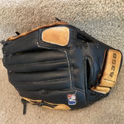 MLB T-Ball Wilson A350 Leather Baseball Glove Mitt 10 inch Adjustable Fit