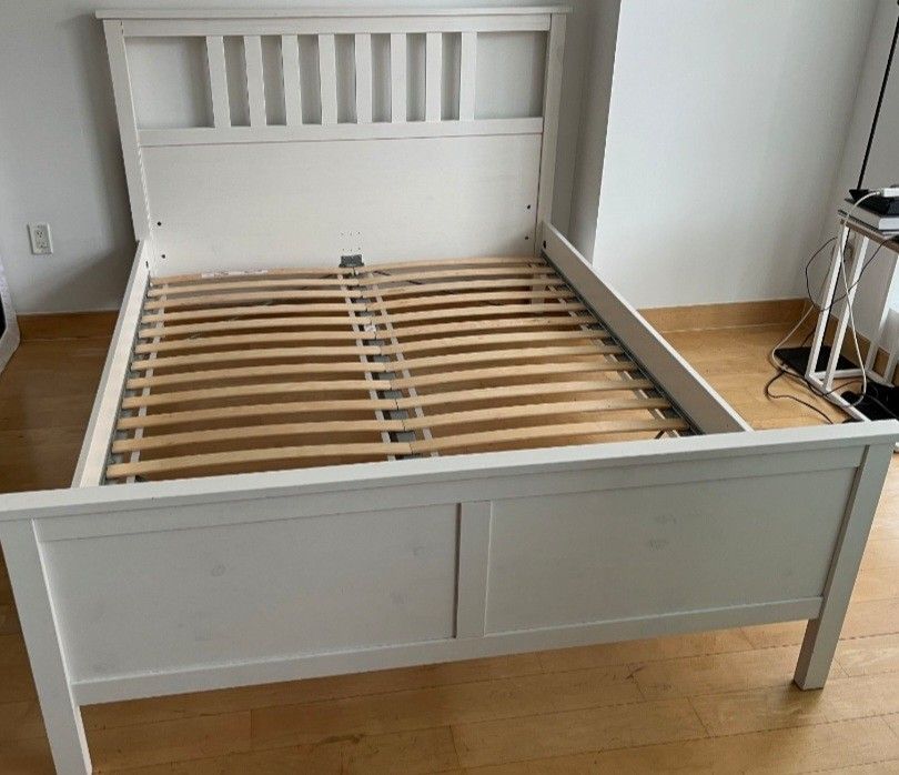 White Stain Bed Frame