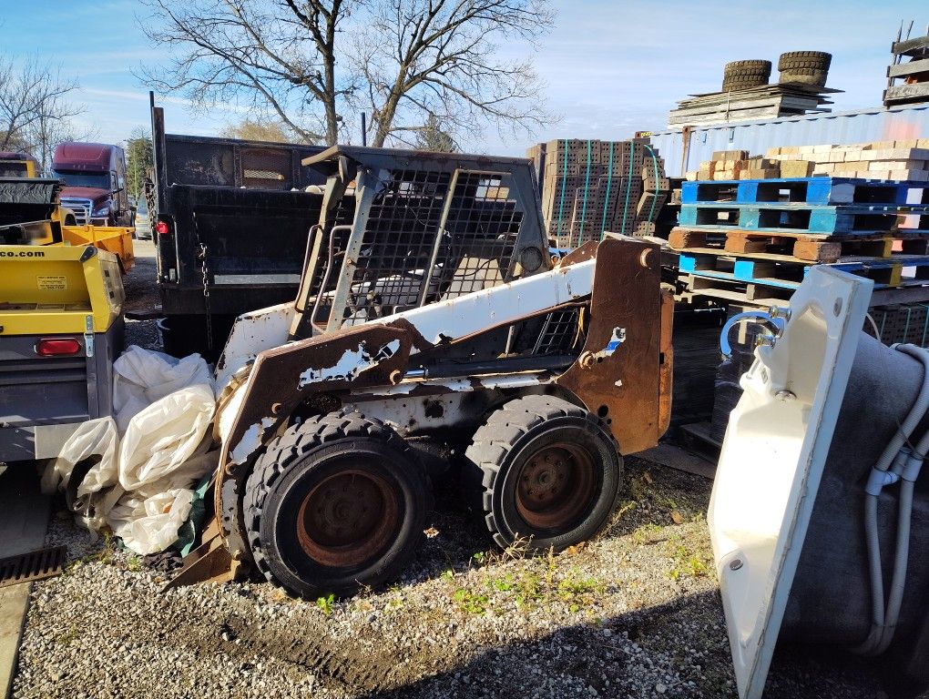 Bobcat And Trailer 