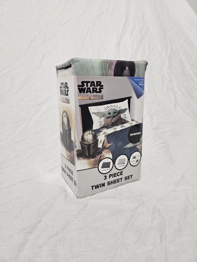 Mandalorian Kids Twin 3 Piece Bed Set
