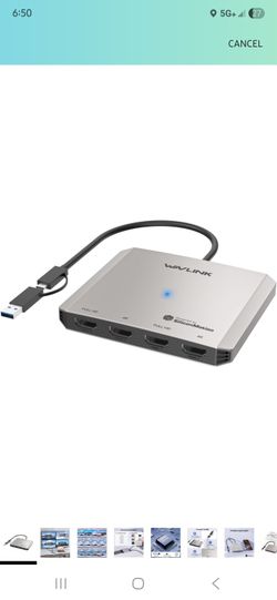 USB-C to Quad HDMI 4K Adapter