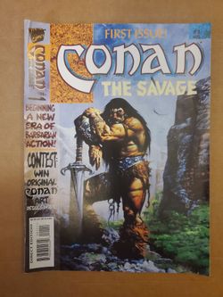 CONAN THE SAVAGE # 1 BISLEY Thomas ALCATENA Dixon CONRAD 1995 MARVEL Vintage