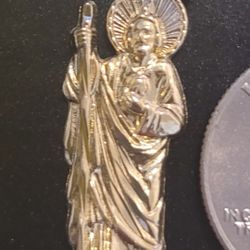 14k Gold, San Judas Pendant