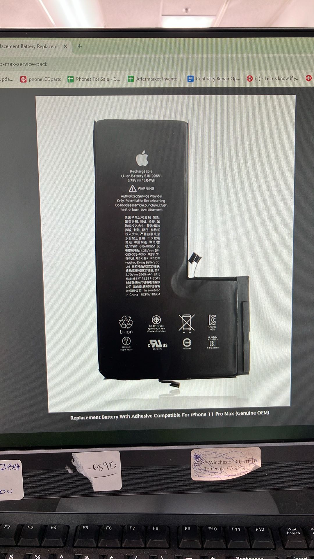 iPhone 11 Pro Max Battery