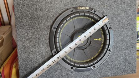 Kicker CompC Subwoofer With Enclosure
