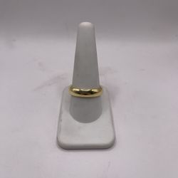 18kt Gold Engagement Style Band