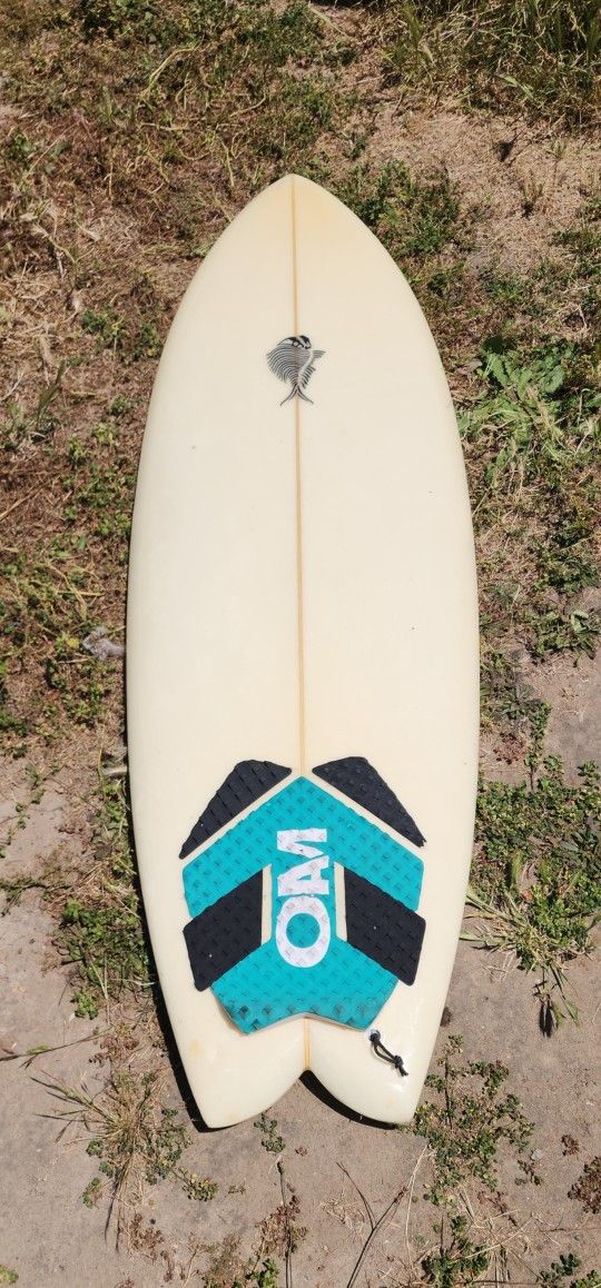 5 Ft 6 Zippy Fish Twin Fin Surfboard