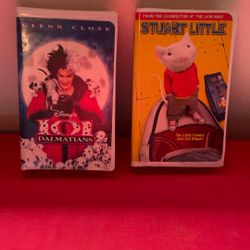 Glenn Close & Geena Davis VHS Movies