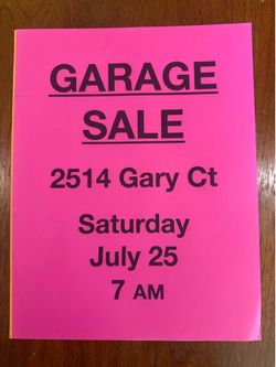 Garage Sale
