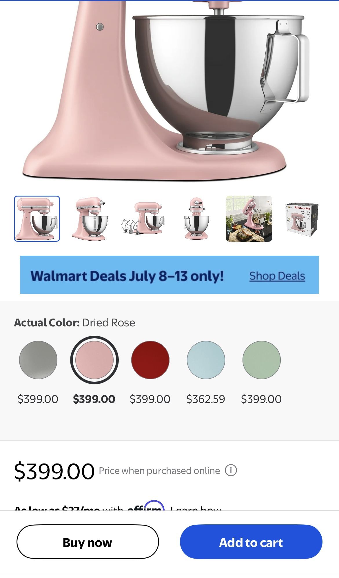 Kitchen Maid Deluxe Mixer 4.5 Quart