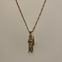 Stainless Steel Chain With St. Jude Pendant 