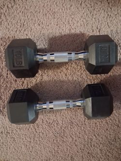 2- 10 lbs Dumbells