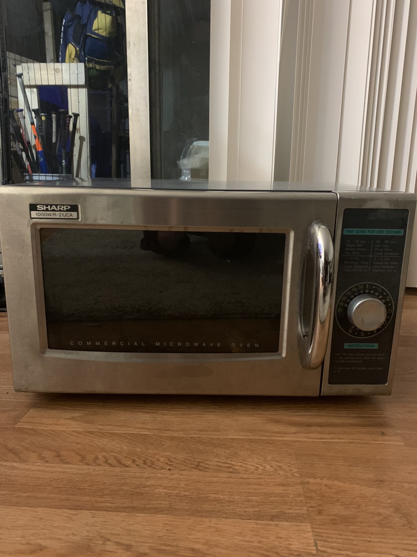 sharp commercial microwave oven 1000w r-21jca Model