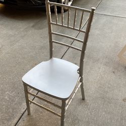 Silver Wood Chair
