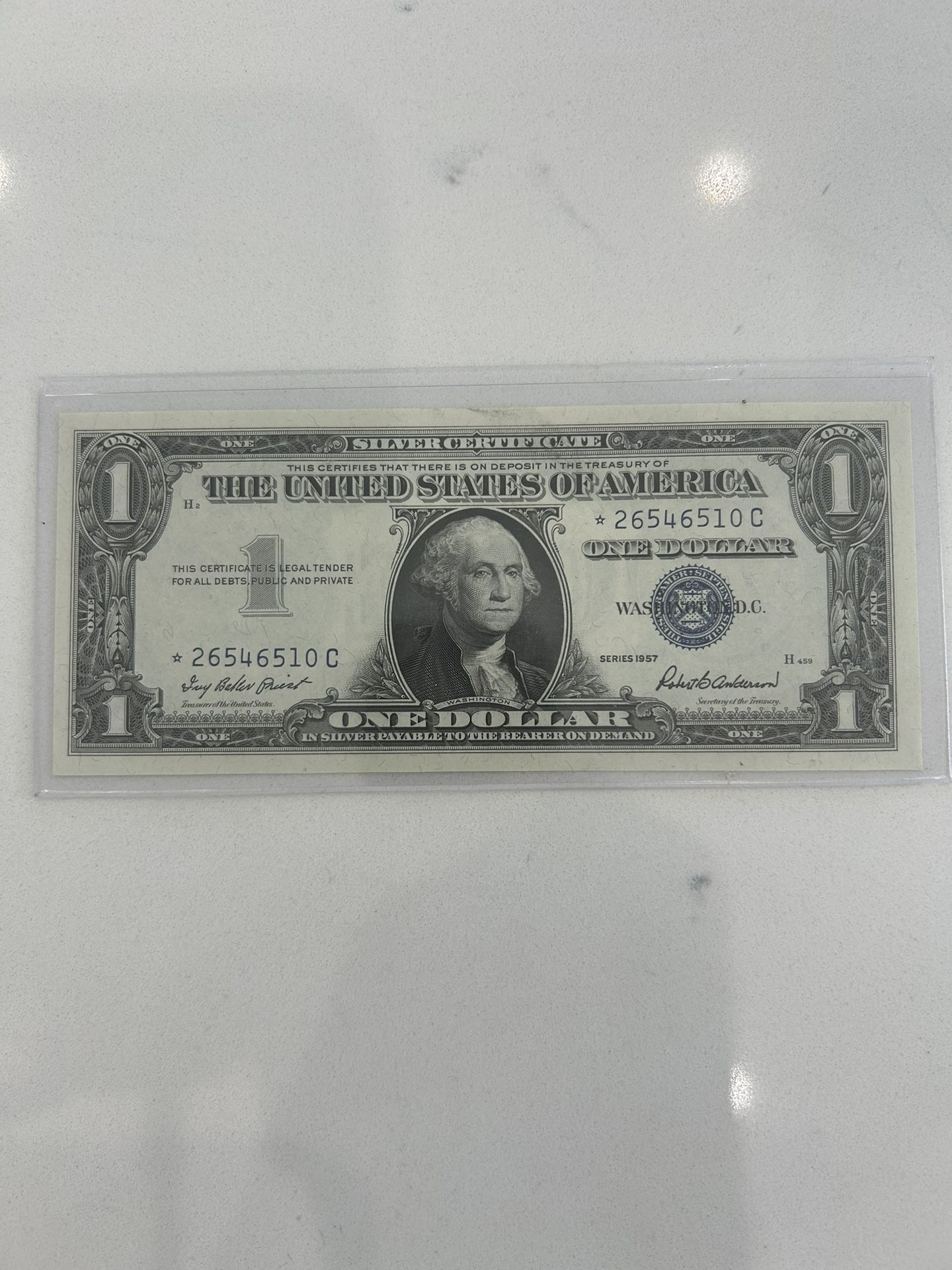 1957 Silver Certificate $1 Dollar * Star Note * ~ Better Grade ~