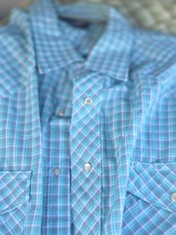 WRANGLER WESTERN SHIRT SHORT SLEEVE SZ 2XT